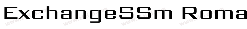 ExchangeSSm Roman字体转换 ExchangeSSm Roman字体转换
